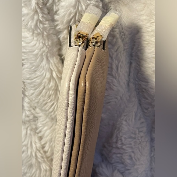 COACH Colorblock Pebbled Leather Double Zip Wristlet NEW!!! - Picture 3 of 13